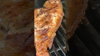 Asmr: Sizzling Fish On A Fiery Grill #asmr #fiery #grilling #fish #cooking #shorts