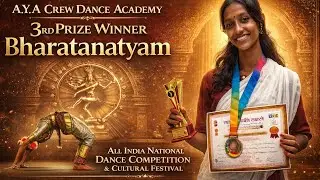 Third Prize in Bharatanatyam | Taniksha art | National Level | Vasudeva Kala Manch