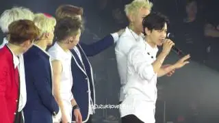 140601 EXO FROM  EXOPLANET #1 in HONGKONG ending talk 伯贤 gappsong baekhyun