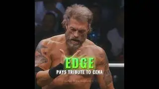 John Cena & Edge Gives Tribute To Each Other 🥹 Edit