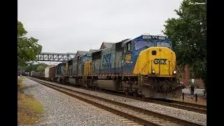 A Rare CSX YN2 SD70MAC & Canadian Invaders on the Atlanta Terminal - August 20, 2018