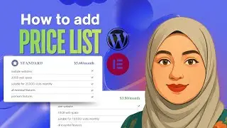 How to Make Price Lists in WordPress with Elementor in 5 Minutes | Step-by-Step Guide 