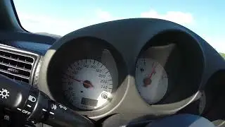 2ZZ swapped Toyota MR2 Spyder pull (0-170 km/h acceleration)