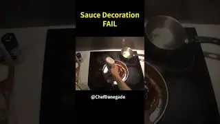 Украшение соусом НЕУДАЧНО