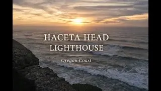 Ocean Waves at Heceta Head Lighthouse 🌊 | Oregon Coast Nature Sounds Short