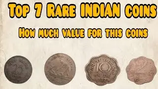 Top 7 Rare indian coins  vedio ##