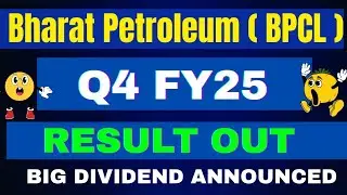 BPCL Q4 result 2025 out | Dividend announced for shareholders | Profit decrease | #trending