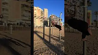 CRAZY STEPS FRONT LEVER🔥😱#calisthenics #streetworkout #frontlever #viralvideo #viral #youtubeshorts