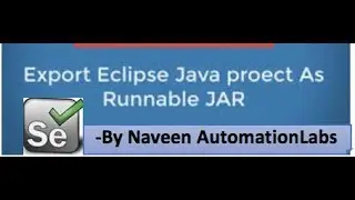 How to create Runnable JAR File from Selenium Project || Executable JAR file
