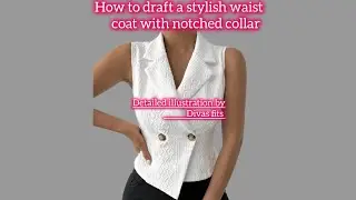 Stylish waist coat Tutorial video 