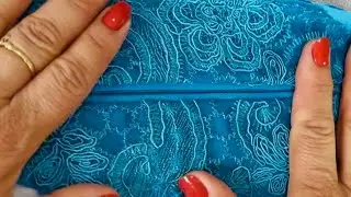 Como encapar zíper invisível @Anabeatriznovais