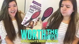 Simply Straight Brush on Thick Hair | First Impression + Demo