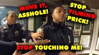 NYPD Transit Tyrant Goes HANDS ON! Brutal Audit & Epic ID Refusal Win!
