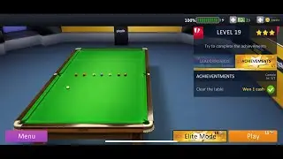 Snooker Stars Level 19 | Perfect Break & Achievements