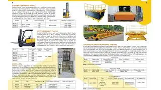 Material Handling Equipment Catalogue | Warehouse & Factory Solutions |Aguatech Engineers Pvt. Ltd.