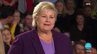 Valg 2017 2  Partilederdebatt, samlet med Erna Solberg