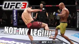 Fastest UFC 3 Rage Quit | HE REALLY BROKE MY LEG!!?!