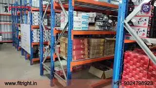 Medium Duty Shelving Racks - Long Span Shelving Racks by Fit-Right Engineering #fitright1968
