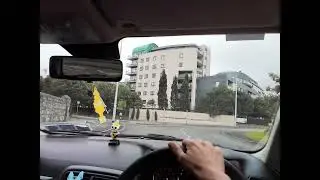 Pov: driving in Dublin 