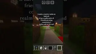 #minecraft #minecraftrealms #minecraftserver #minecraftbuilding #mc #realms
