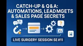 Live Surgery Session #11: Catch-Up & Q&A: Automations, Lead Magnets, and Sales Page Secrets