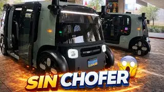 Me mont&eacute; en un Taxi Robot 🤯 &iexcl;SIN CHOFER y GRATIS en Las Vegas !