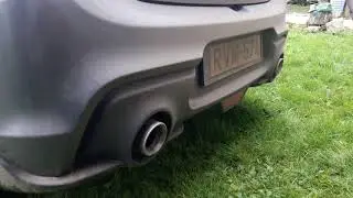 Suzuki Swift Sport stock muffler,center delete. Next video soon.