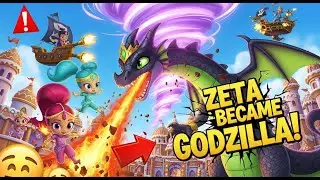 Rainbow Valley 🌈Zeta Turns into a Dragon Overlord! Shimmer and Shine's Epic Battle for Zahramay 😱