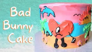 Bad Bunny Birthday Cake | Bad Bunny Album Cover Inspired Cake | #Shorts