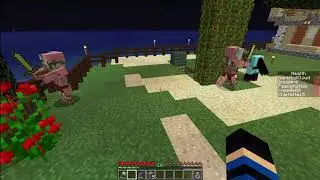 Surviving angry zombie pigmen