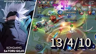 KONGMING HONOR OF KINGS HOK GLOBAL | DOMINATION | GOJO SATORU | KONGMING VS LAM | RANK GM