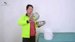 Double Layer Stainless Steel Honey Strainer