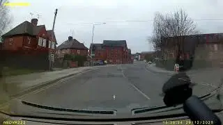 Yet another woman pulls out and drives along wrong side of the road. S666 NJE. Nottingham 29.12.25