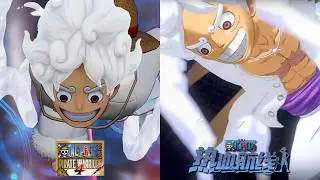 Gear 5 Luffy (Nika) Ultimate Attack Comparison - One Piece Pirate Warriors 4 Vs Fighting Path