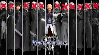 Kingdom Hearts 3 Organization 13 Data Boss Battles  (CRITICAL MODE) ENDING