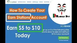 How to earn $5 to $10 daily by Earnstation with proof।BD Hacker DIY