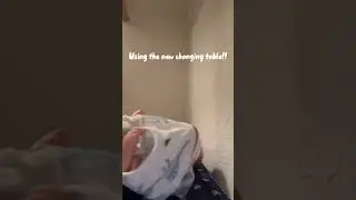 Using new changing table!! Suggestions??🧸