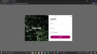 Popup Login Form using HTML,CSS and JS | CODE WITH NM