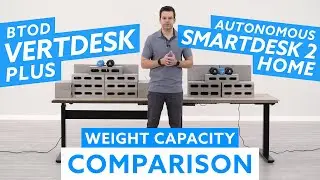 Vertdesk V3 Plus vs. Autonomous SmartDesk 2 Home Standing Desk Weight Capacity Comparison