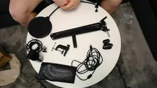 Unboxing AUNA MIC 900B ; Foxnovo Mikrofonarm ; Earamble Popschutz