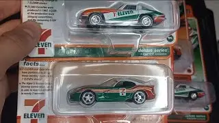 Let's Unbox Auto World 7-Eleven Exclusive Diecast Cars! 2023 Exclusives. 2012 Viper, 1967 Corvette