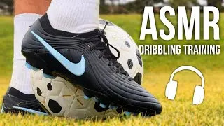 ASMR Dribbling Soccer / Football Training Session In Nike Tiempo Maestro