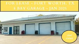 8 bay Garage for lease on west side of Fort Worth