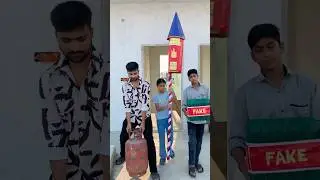 Bhaiya Ud Gaye rocket ke sath🚀💣ye Kya ho Gaya #short #shortsfeed #comedy