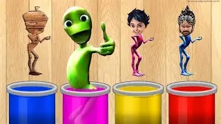 Bathing Colors Wooden Slots Chhota Bheem Shiva Bahubali Head Alien Dance Finger Family Song