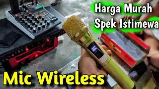 Mic wireless paling rekomendasi battre awet 7hari harga 100rban masih promo