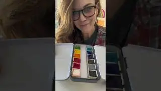 Как почистить акварельный набор! #акварель