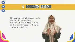 DEMONSTRATIVE SPEECH BASIC TECHNIQUES IN SEWING