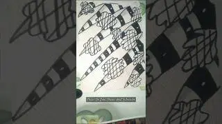 #627 Easy zentangle drawing for kids  #trending #kidsdoodle #ytshortsindia #shortfeed #zentangleart