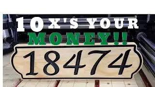 OneFinity CNC - How To Make An Address Plaque To Gift or Sell